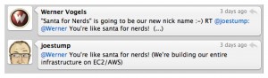 Werner-Santa All I want for Christmas is my elastic IP...